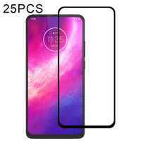 Voor Motorola One Hyper 25 PCS Full Glue Full Cover Screen Protector Tempered Glass Film