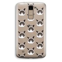It's a Purrr Case: LG K10 (2016) Transparant Hoesje It's a Purrr Case: LG K10 (2016) Transparant Hoesje