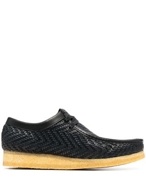 Clarks Originals baskets à design tissé - Noir