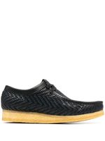 Clarks Originals baskets à design tissé - Noir