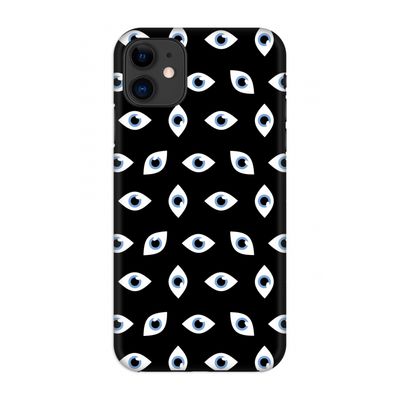 Eyes pattern: Volledig geprint iPhone 11 Hoesje