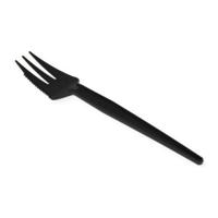 Snackvork - Herbruikbaar 130mm Zwart - 1000 stuks