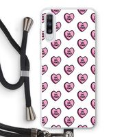GIRL POWER: Samsung Galaxy A70 Transparant Hoesje met koord