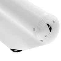 Doorzichtig zeildoek met zeilringen 4x10 m PVC