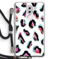 Cheetah color: Honor 6X Transparant Hoesje met koord Cheetah color: Honor 6X Transparant Hoesje met koord