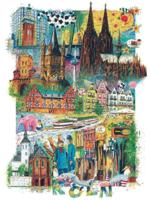 Kunstdruk Klaus D. Schiemann - Köln 60x80cm