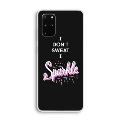 Sparkle quote: Samsung Galaxy S20 Plus Transparant Hoesje