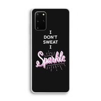Sparkle quote: Samsung Galaxy S20 Plus Transparant Hoesje