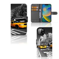 Apple iPhone 14 | Flip Cover | New York Taxi | Portemonnee hoesje