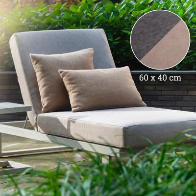 Decoratief kussen 60x40 cm panther black-flax beige Yoi - Yoi