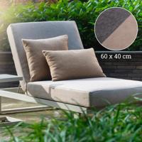 Decoratief kussen 60x40 cm panther black-flax beige Yoi - Yoi