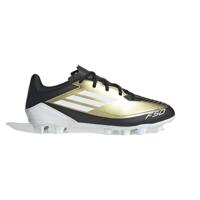 adidas F50 Messi Club Gras / Kunstgras Voetbalschoenen (FxG) Goud Zwart Wit - thumbnail