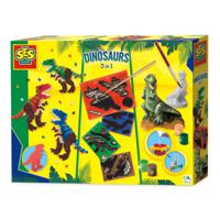 SES Knutselset Dino&apos;s, 3in1