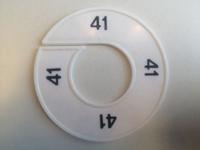 Maatring 9cm wit/zwart 41