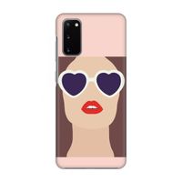 Red lips: Volledig geprint Samsung Galaxy S20 Hoesje