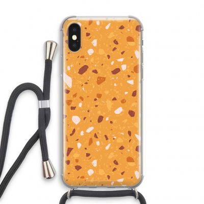 Terrazzo N°24: iPhone XS Transparant Hoesje met koord