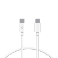 Kabel USB-C naar USB-C KSIX BXCUC03SBL