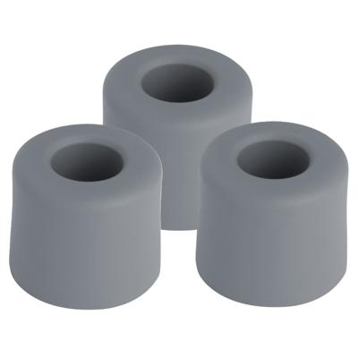 Benson Deurbuffers / deurstoppers rubbers - 3x - grijs - 30 x 25 mm - met schroefbevestiging Benson Deurbuffers / deurstoppers rubbers - 3x - grijs - 30 x 25 mm - met schroefbevestiging