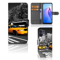 OPPO Reno8 | Flip Cover | New York Taxi