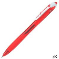 Pen Pilot REXGRIP BEGREEN Rood 1 mm (10 Stuks)