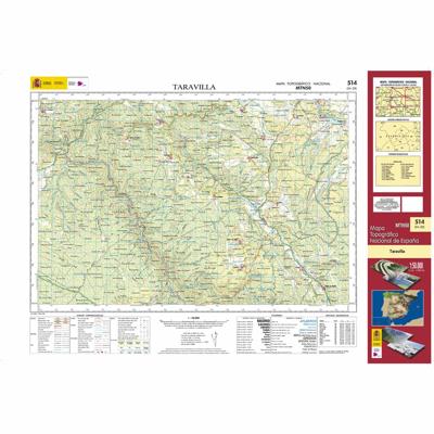 Topografische kaart 514 MT50 Taravilla | CNIG - Instituto Geográfico Nacional1