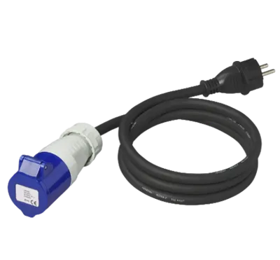 Pro Plus Verloopkabel 150dm 3x2,5 Schuko naar Cee
