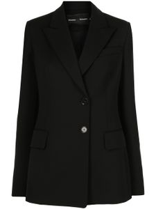 Proenza Schouler blazer en laine à simple boutonnage - Noir