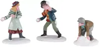 Lemax snowball skirmish s/3 kerstdorp figuur type 3 Caddington Village 2020 Lemax snowball skirmish s/3 kerstdorp figuur type 3 Caddington Village 2020