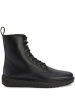 Giuseppe Zanotti bottines Bassline en cuir verni - Noir