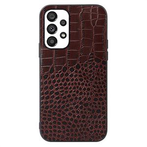 Crocodile Series Samsung Galaxy A53 5G Hybrid Case - Koffie