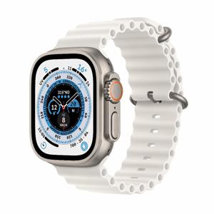 Refurbished Apple Watch Ultra 1 49 mm Ocean Wit Zichtbaar gebruikt