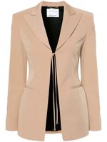 Blumarine blazer à taille ceinturée - Tons neutres