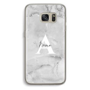 Ivory Marble: Samsung Galaxy S7 Transparant Hoesje
