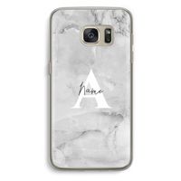 Ivory Marble: Samsung Galaxy S7 Transparant Hoesje