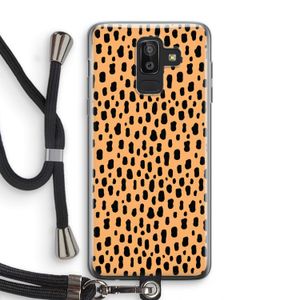 Panter: Samsung Galaxy J8 (2018) Transparant Hoesje met koord