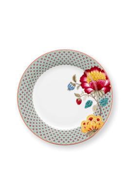 Pip Studio Dinerbord Blooming Tales Blauw 26.5cm