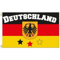 Duitsland vlag met tekst