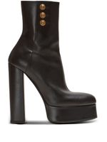 Balmain bottines Brune 135 mm en cuir - Noir