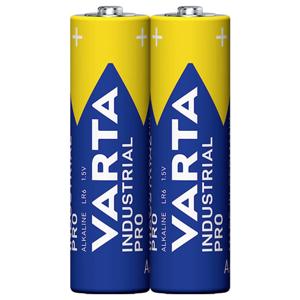 Varta Industrial Pro AA batterij (penlite) Alkaline 2.96 Ah 1.5 V 2 stuk(s)