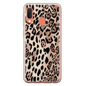 Samsung Galaxy A20e siliconen hoesje - Golden wildcat