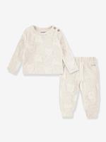 Babyset 2-delig met berenmotieven beige