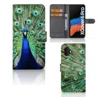 Samsung Galaxy Xcover 6 Pro | Telefoonhoesje | Met pasjeshouder | Pauw