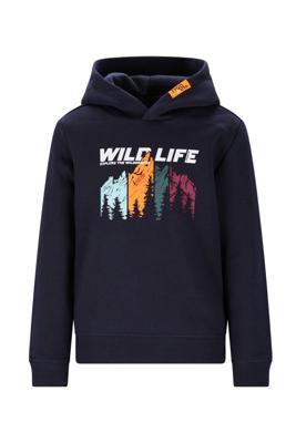 Tygo & Vito winter hoodie jongens - navy blauw - Henk