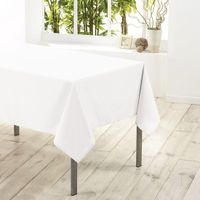 Tafelkleed textiel essentiel wit 140x250cm