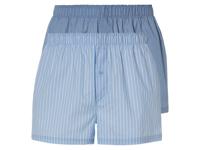 LIVERGY 2 heren boxers (XXL, Blauw)