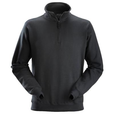 Snickers Workwear ½ Zip sweatshirt - Workwear - 2818 - zwart - maat L
