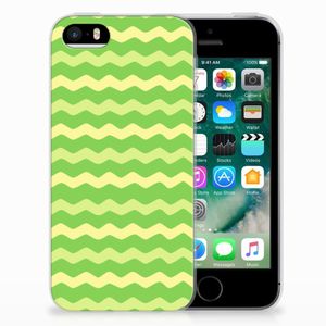 Apple iPhone SE | 5S TPU bumper Waves Green