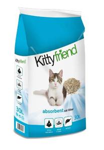 Kitty friend absorbents kattenbakvulling (30 LTR)