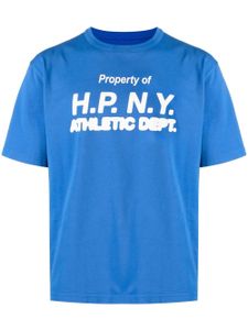 Heron Preston t-shirt en coton à slogan imprimé - Bleu