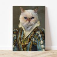 Lady Fluffy - Huisdier Portret - Pillow Buddies